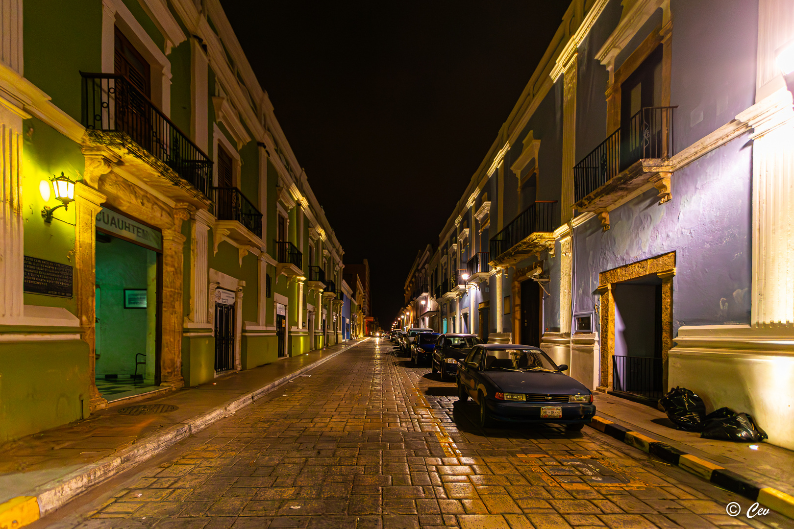 Campeche in der Nacht