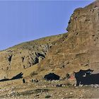 Campement de bédouins dans la vallée sous Taybeh