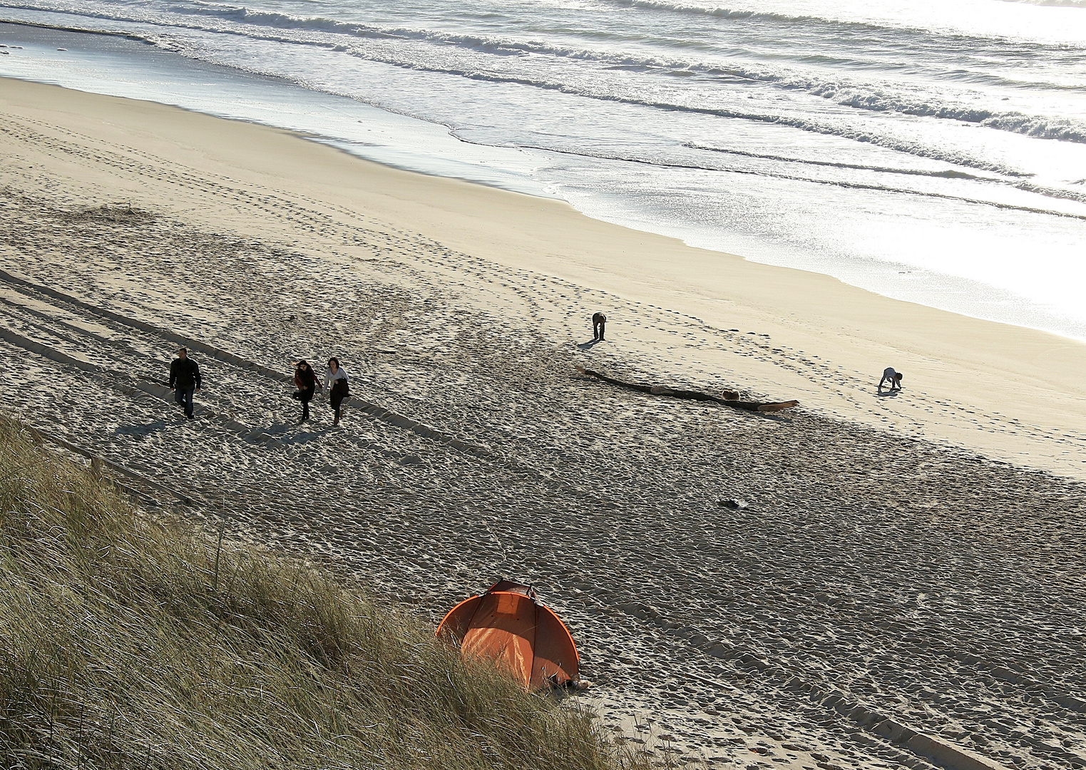 camper sur la plage !