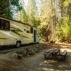 Campground am Bass Lake / Kalifornien