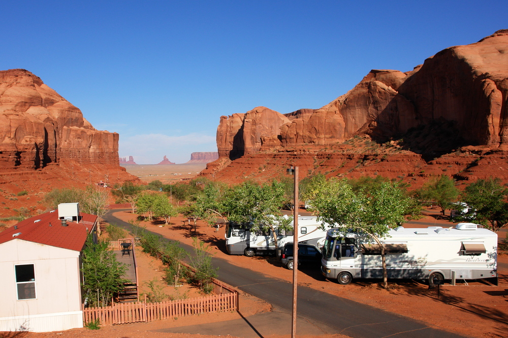 Campground im Monument Valley