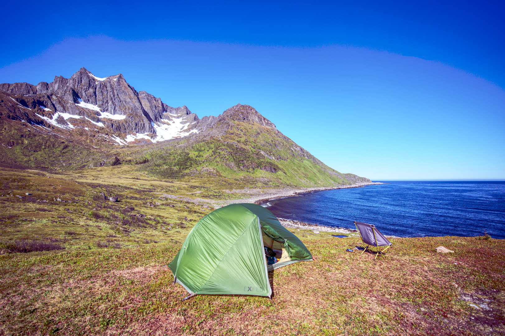Campieren in Mefjordvaer
