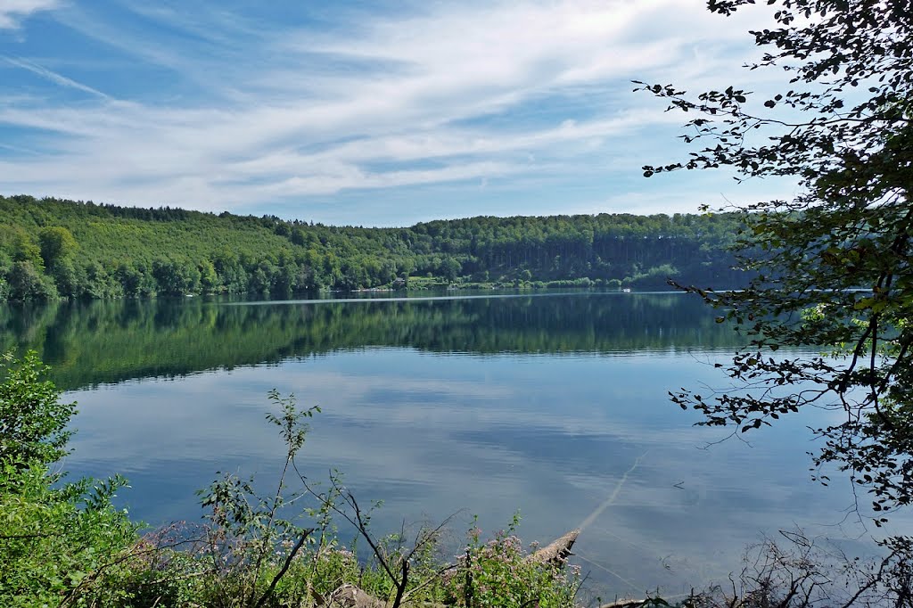 Camping am Pulvermaar in der Eifel