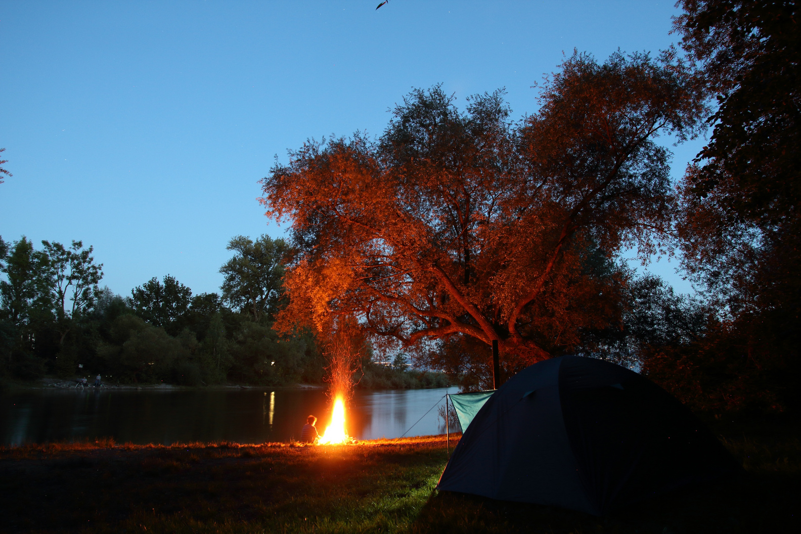 Camping an der Argenmündung