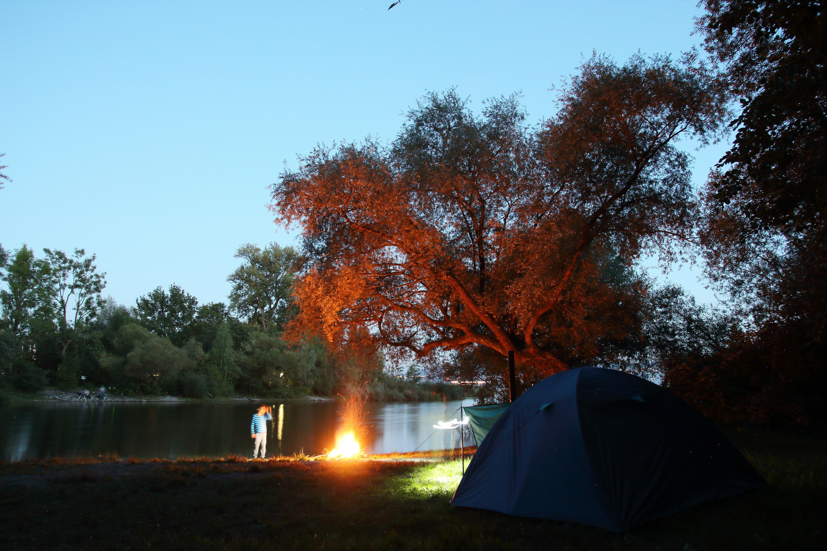 Camping an der Argenmündung