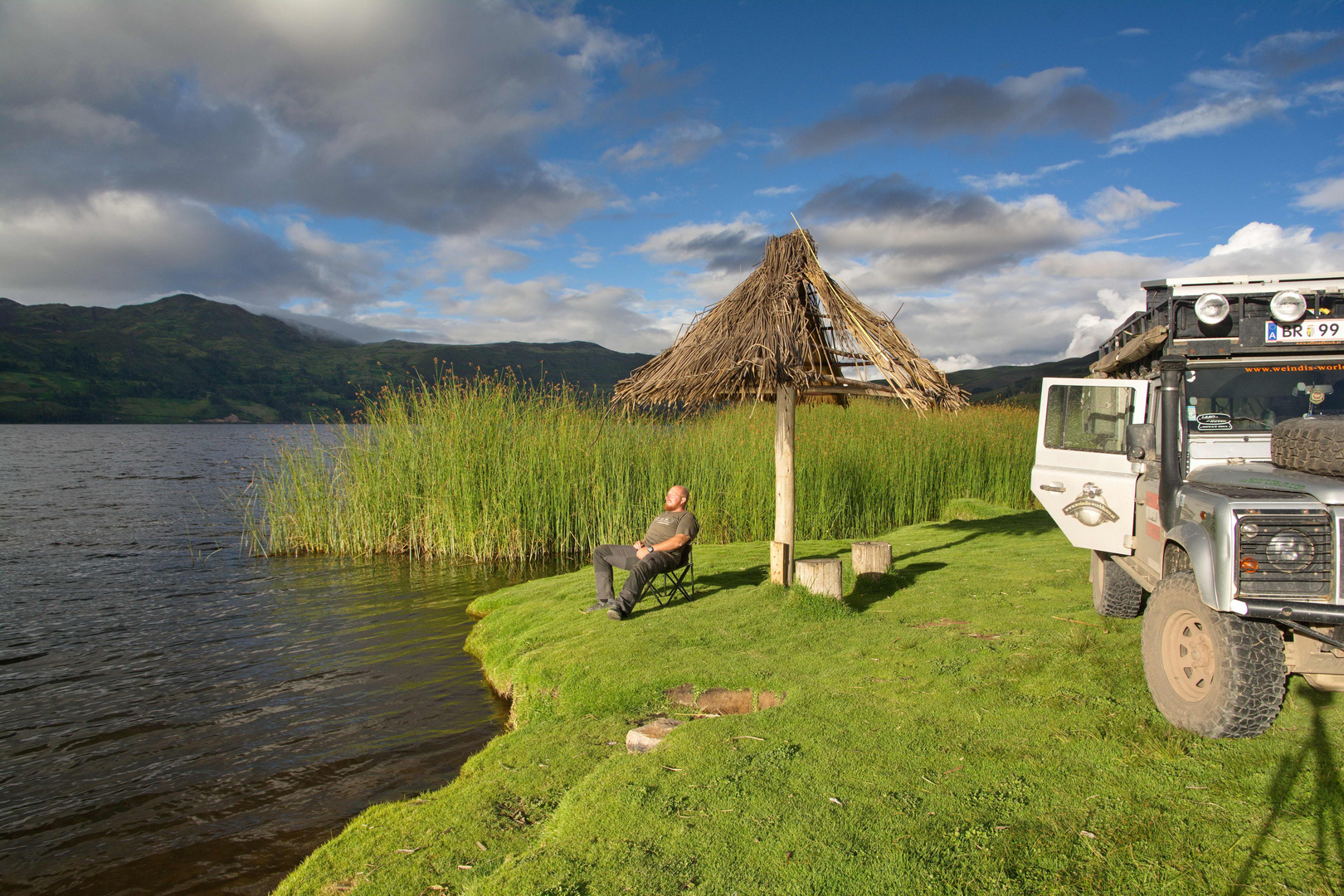 Camping an der Laguna Pachua