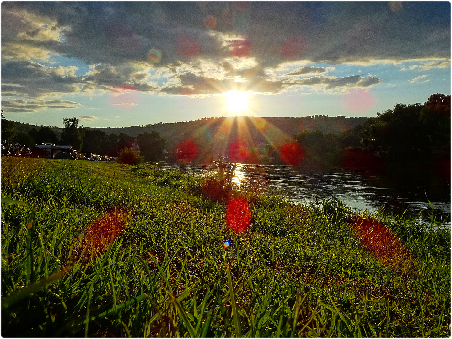 Camping an der Weser