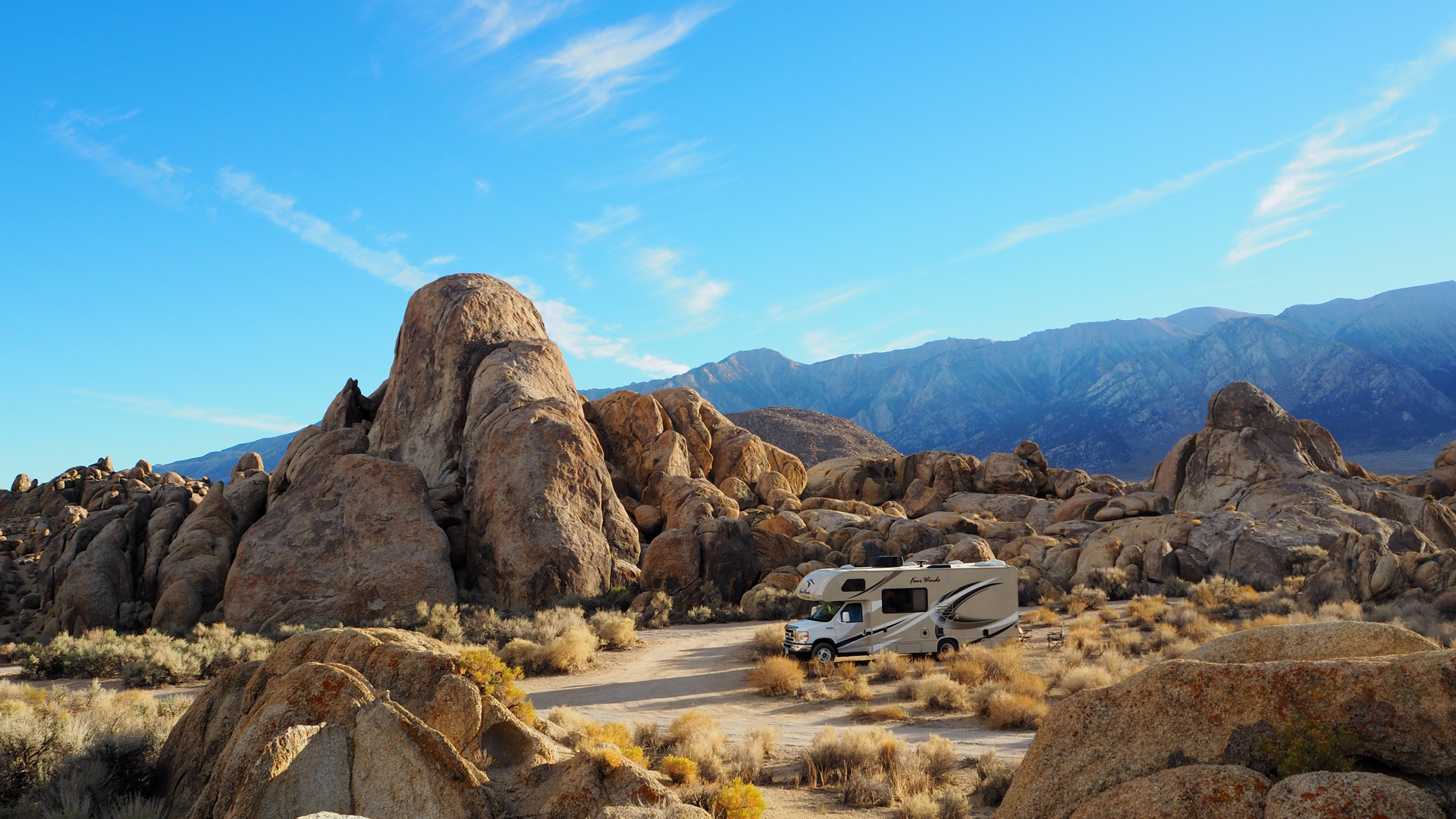 Camping in den Alabama Hills 