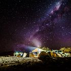 camping in the desert