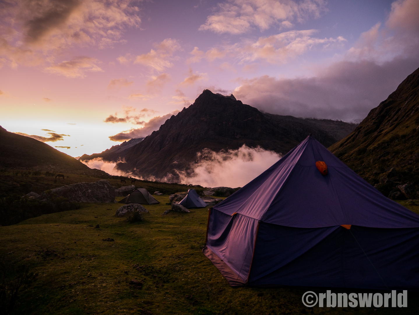 Camping in the Huascaran National Park