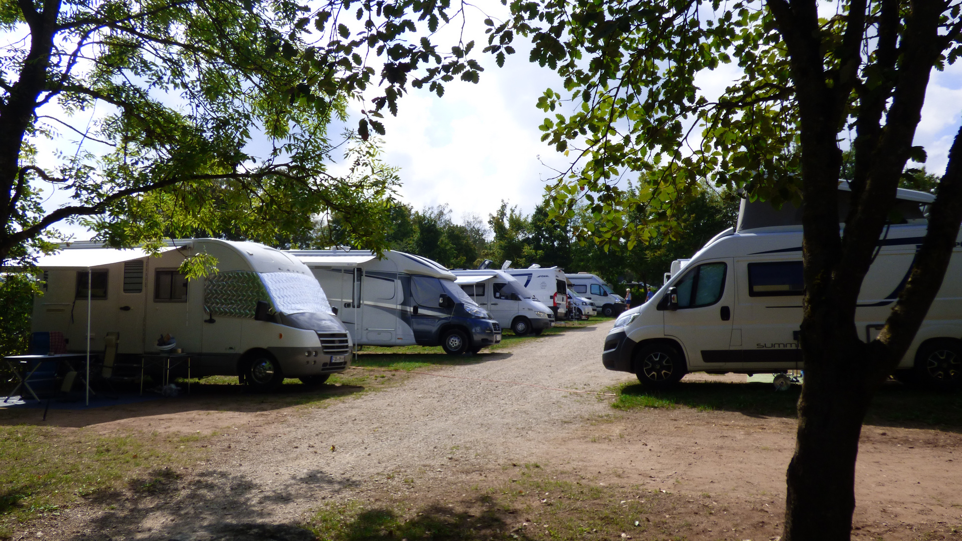  Camping rund um den Brombachsee  