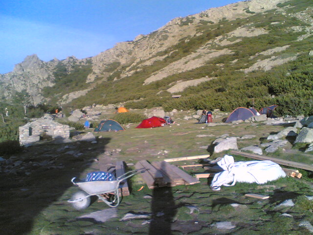 CAMPING SAUVAGE SUR LE "GR 20"