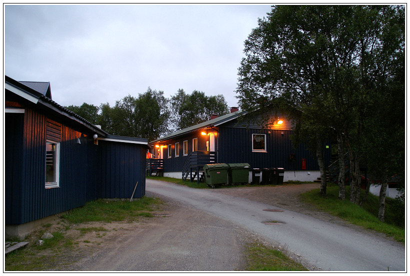 Campingplatz bei Mitternachtssonne