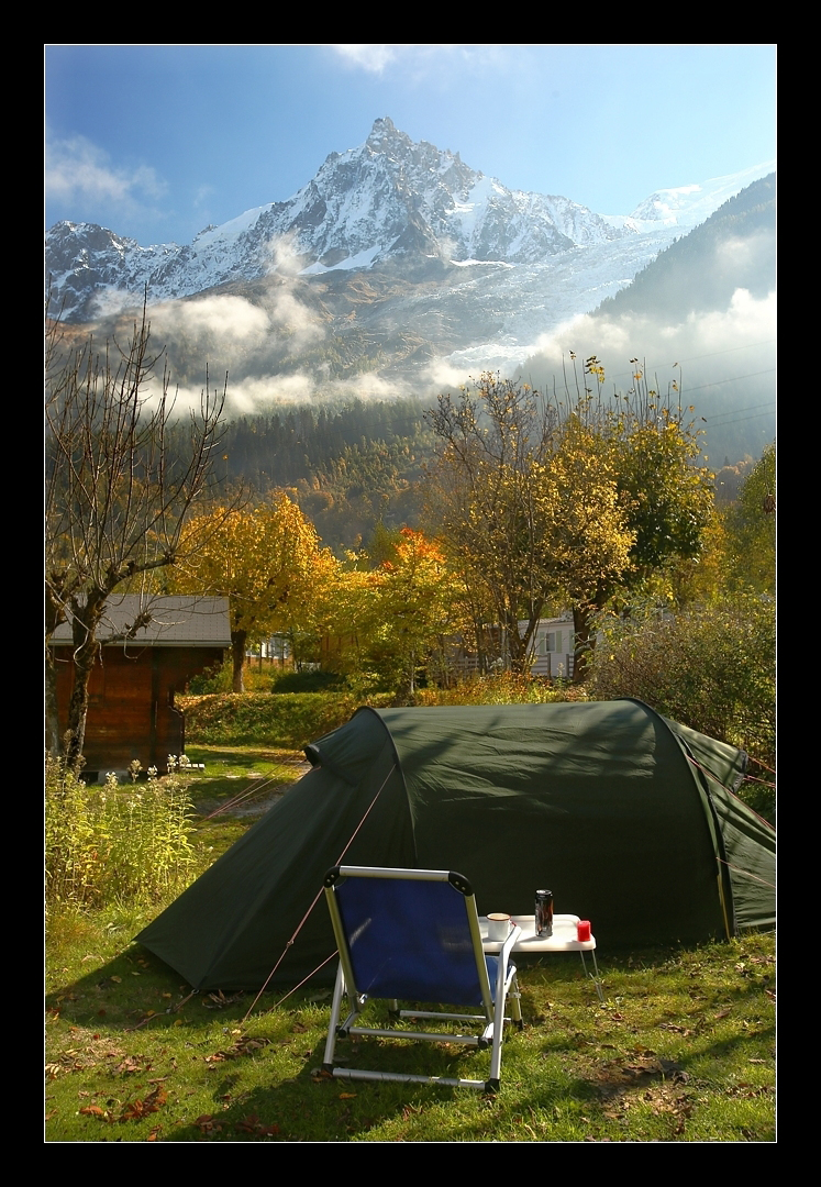 Campingplatz in Chamonix (2015)