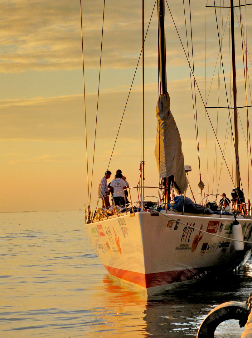 Campione (del Garda) al tramonto