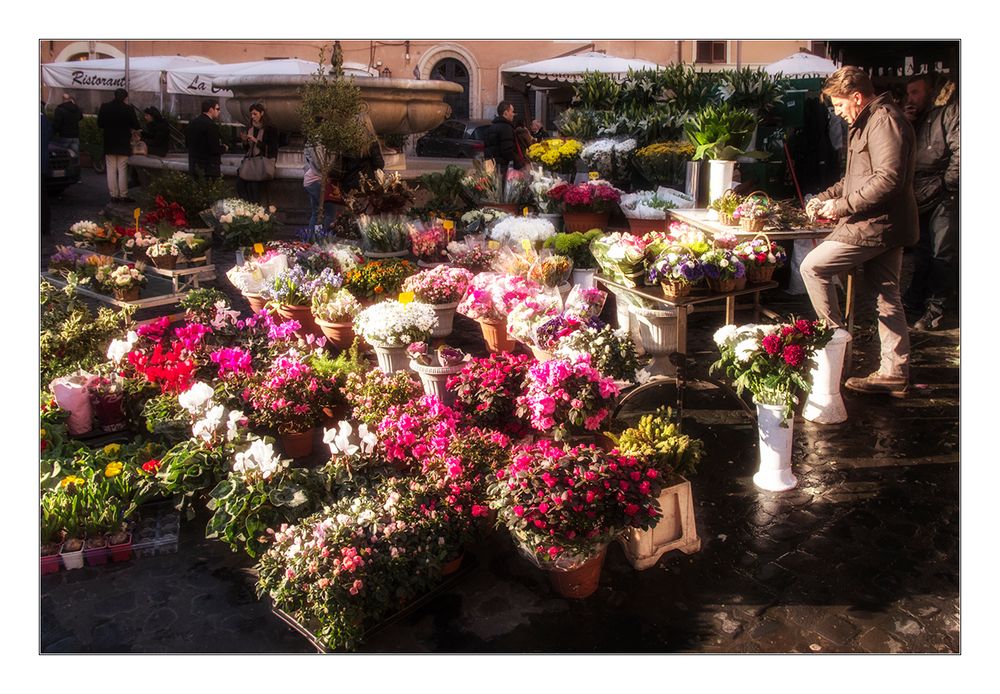 Campo de Fiori im Januar