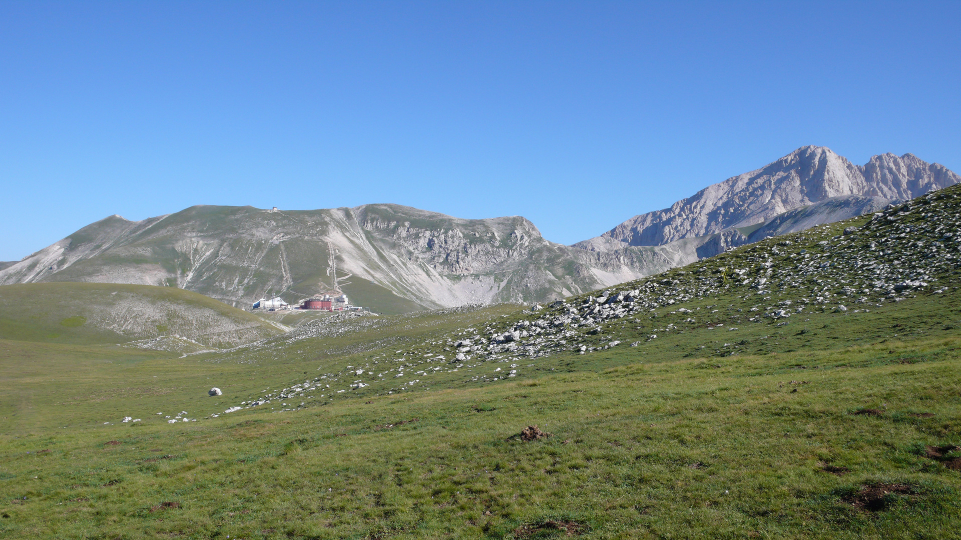 Campo Imperatore-zurückblickend