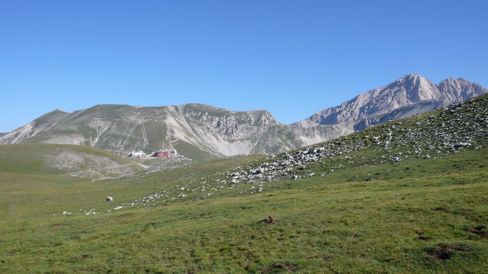 Campo Imperatore-zurückblickend