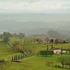 Camps del sud de frança sota la boira