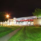 Campus der Universität Bielefeld bei Nacht