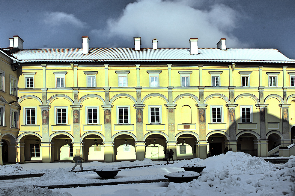 Campus der Universität Vilnius/Litauen