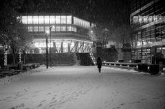 Campus im Schnee