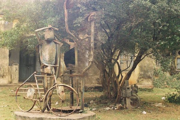 Campus in Shantiniketan, West Bengal, India