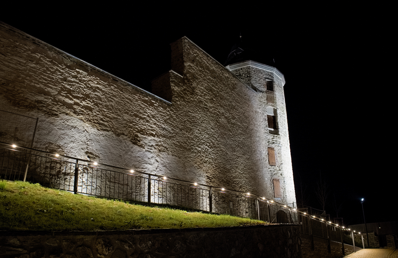 Campus Plauen bei Nacht