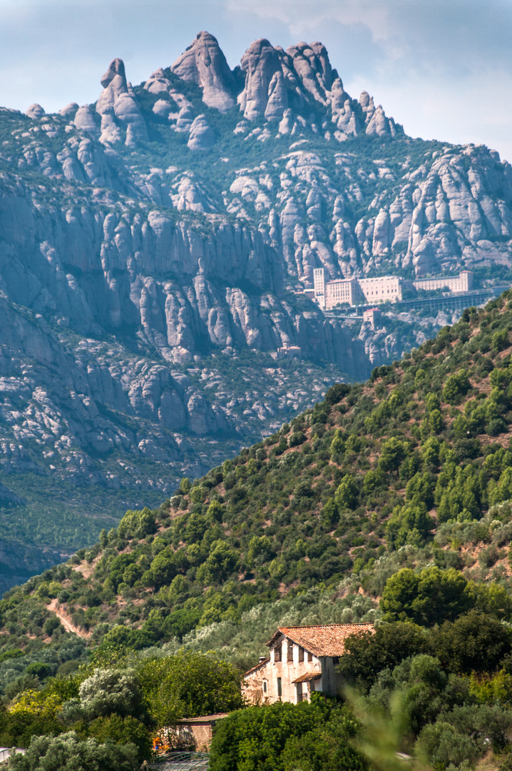 Can-Llimona and Montserrat mountain Park