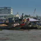 Can Tho´s schwimmende Marktschiffe