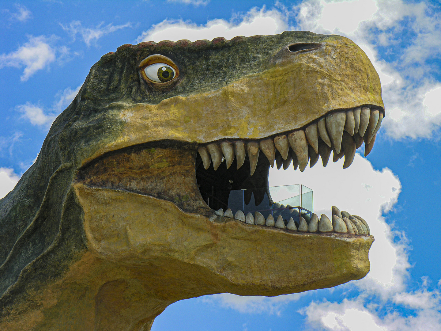 Canada, Alberta, Drumheller, World's Largest Dinosaur