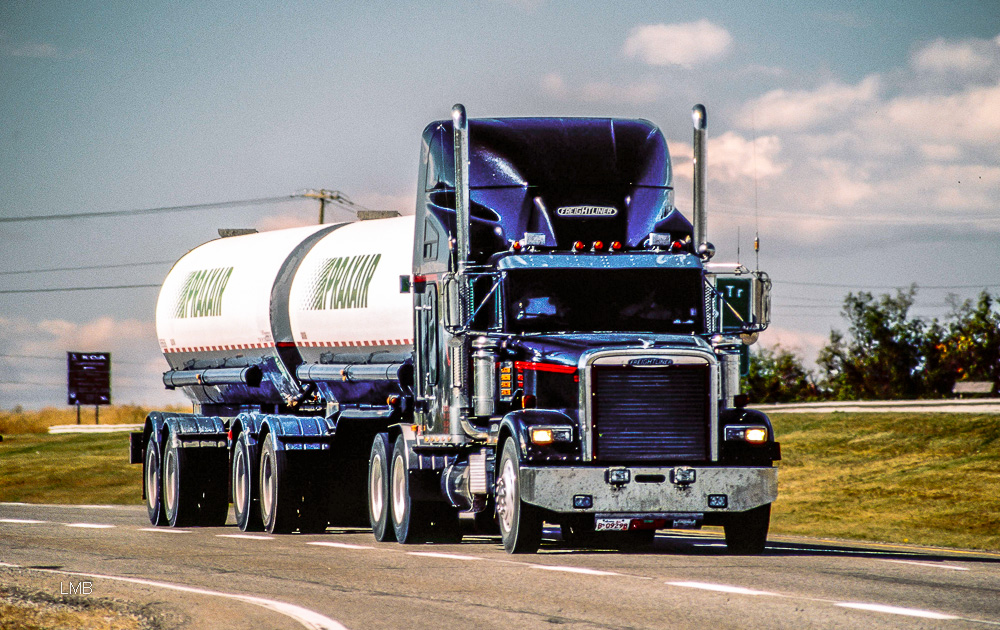 Canadian Blue Road Train