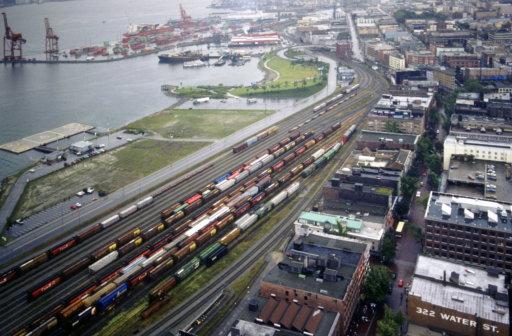 Canadian Pacfic Yard in Vancouver, Canada