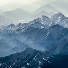 Canadian Rockies from above