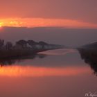 Canal at sunset