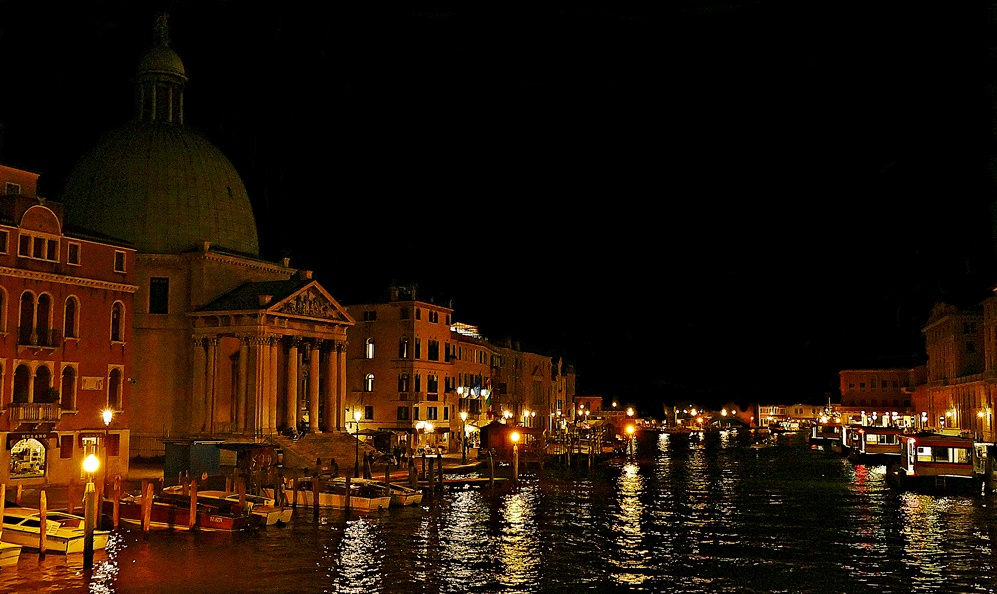 Canal de Grande bei Nacht!