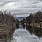 Canal de Huningue mit etwas Farbe