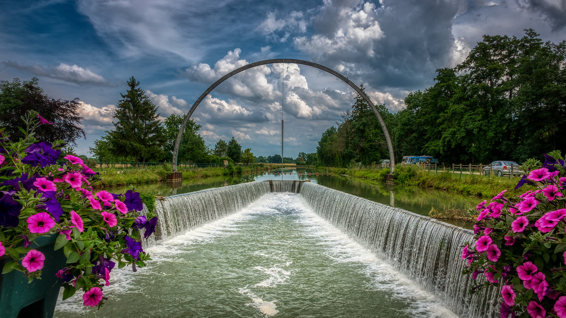 Canal de Morge, Lusigny