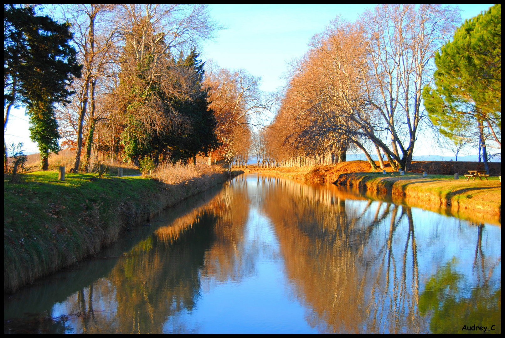 Canal du Midi photo et image paysages, paysages de campagne, nature