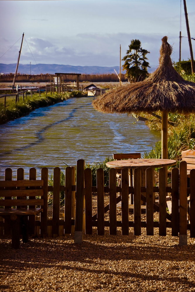 CANAL EN EL PALMAR. ( VALENCIA, ESPAÑA )