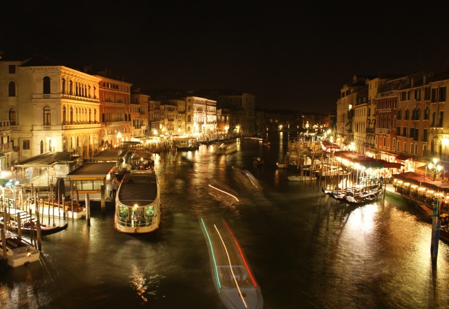 Canal Grande bei Nacht