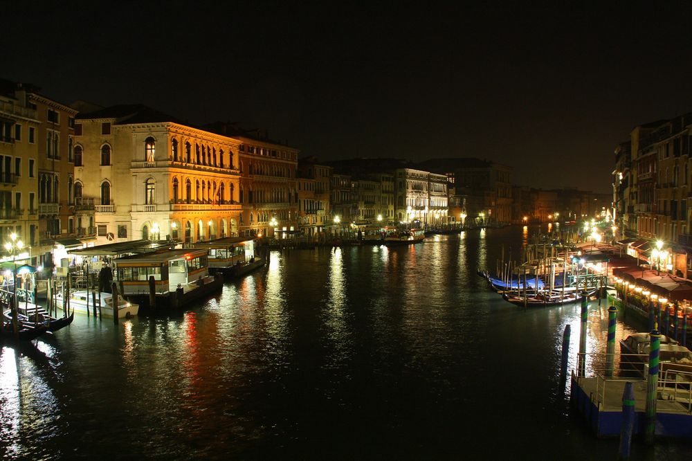 Canal Grande bei Nacht von RuG 