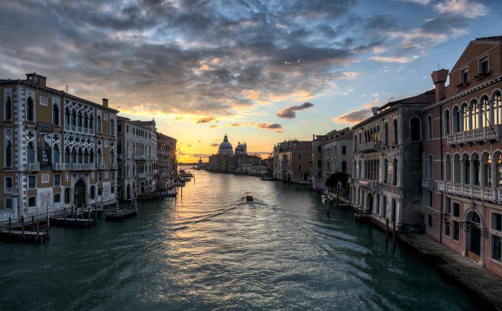 Canal Grande bei Sonnenaufgang II