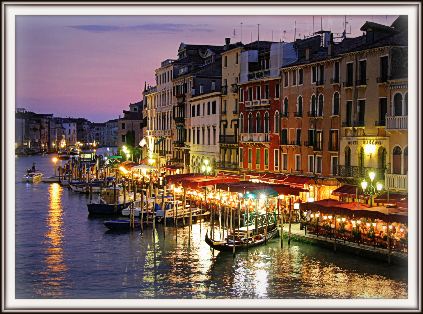 Canal Grande im Dämmerlicht