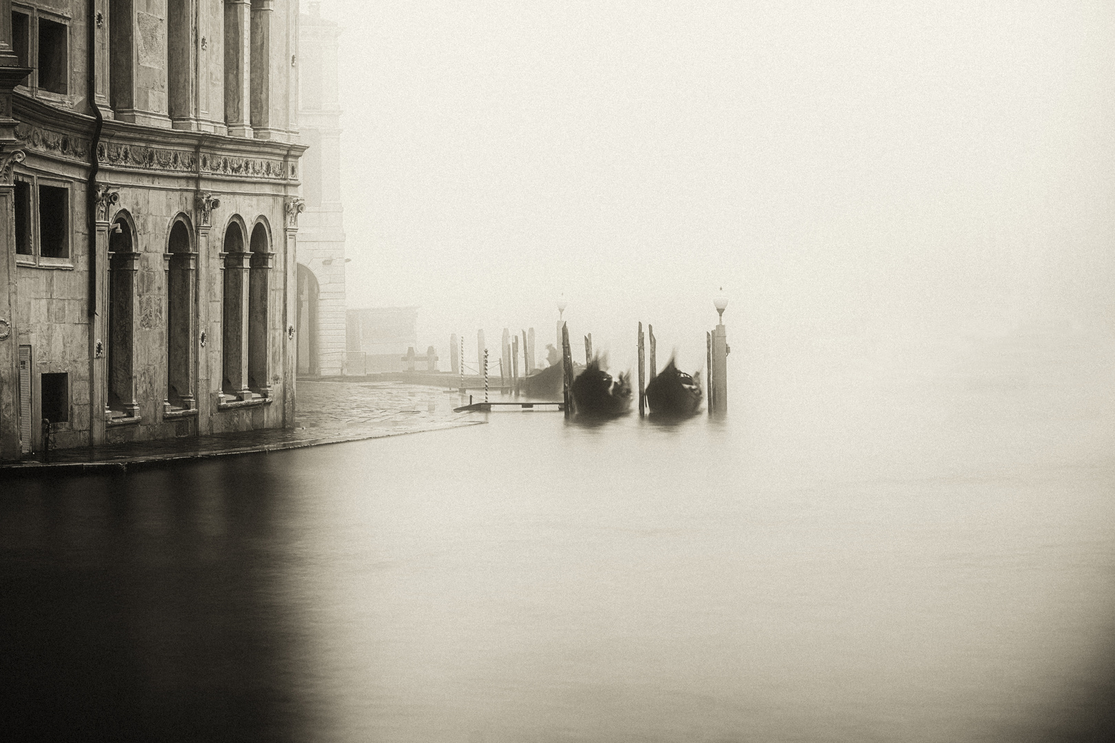 Canal Grande im Nebel