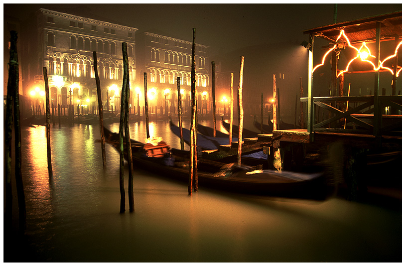 Canal Grande im Nebel