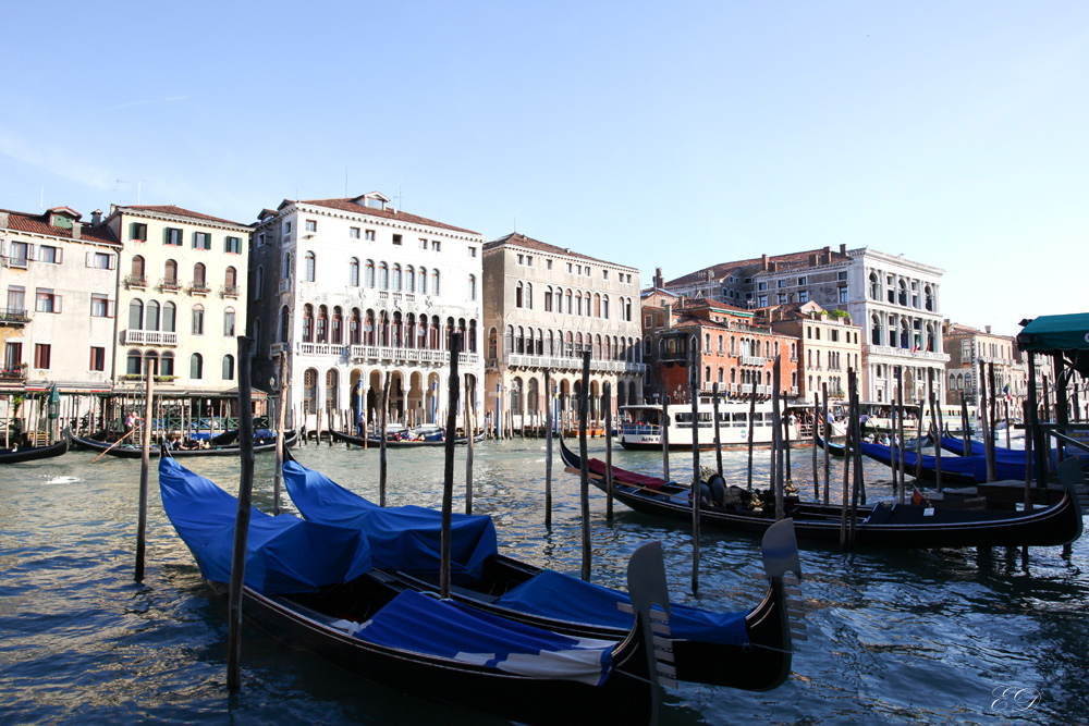 Canal Grande mit Gondeln