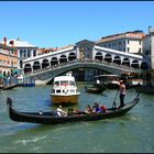 Canal Grande mit Rialto Brücke