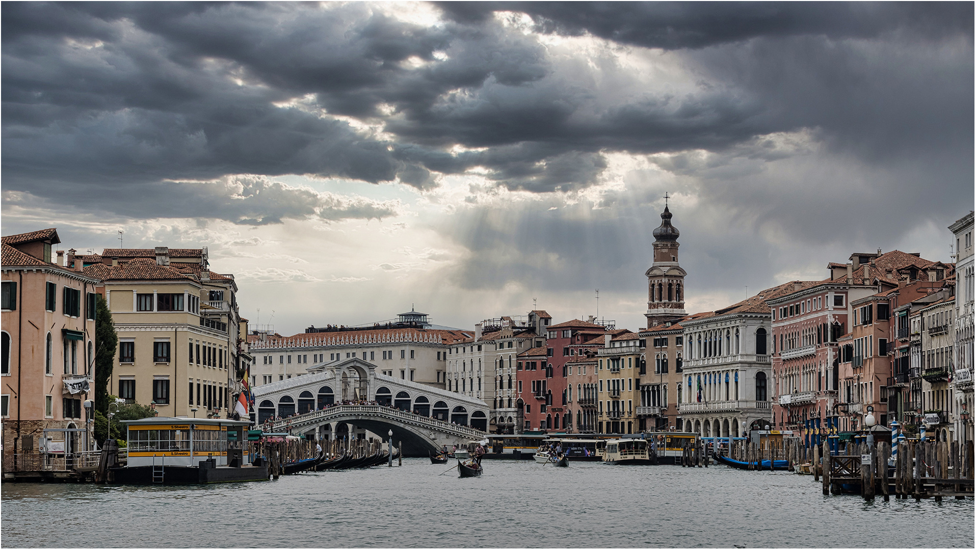 Canal Grande mit Rialtobrücke