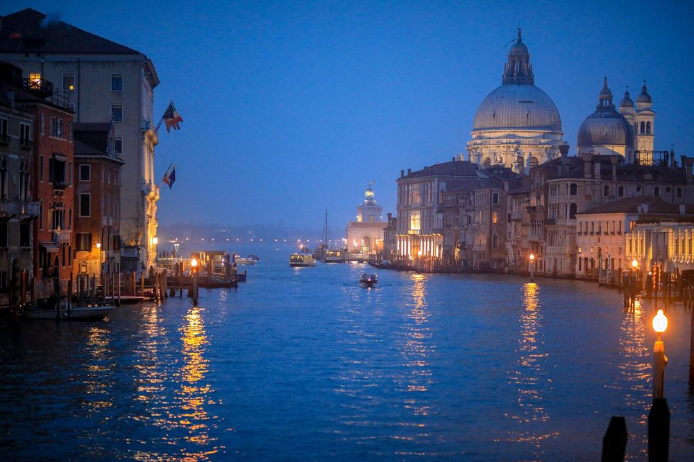 Canal Grande on a Blue Monday